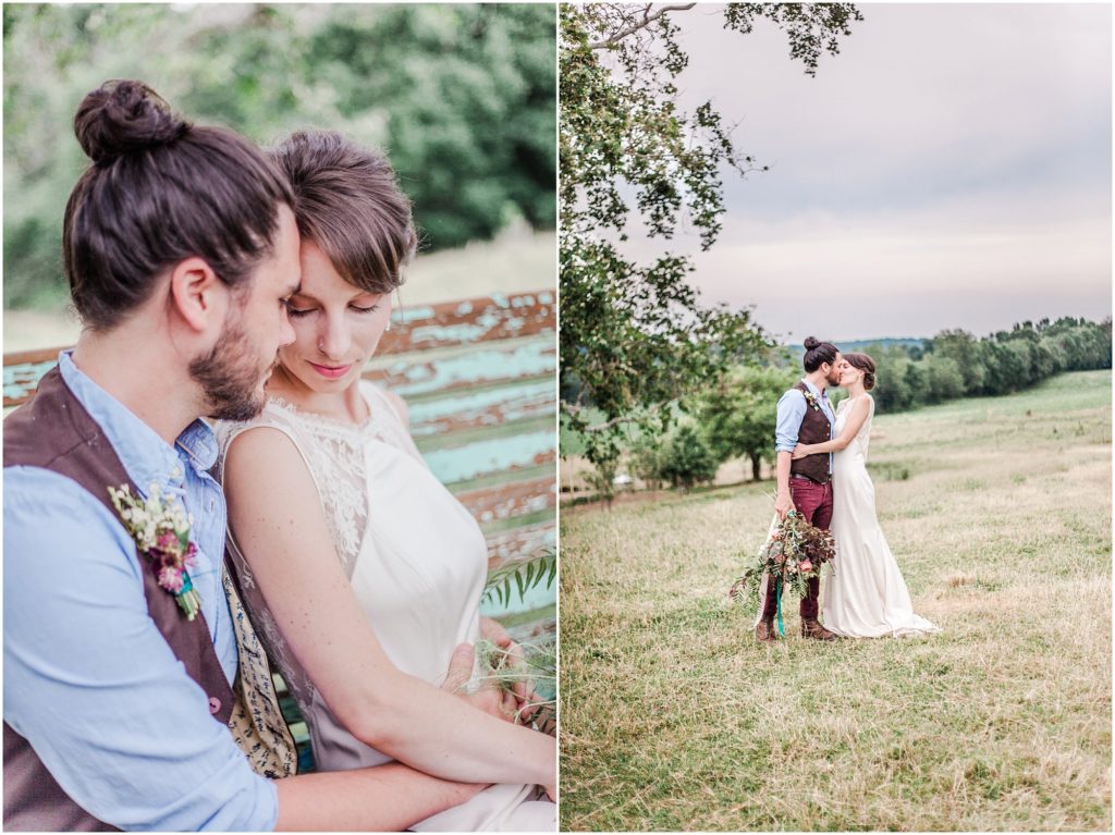 bohemian styled wedding shoot at warwick farms